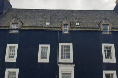 The Black Castle in South Queensferry, Scotland.