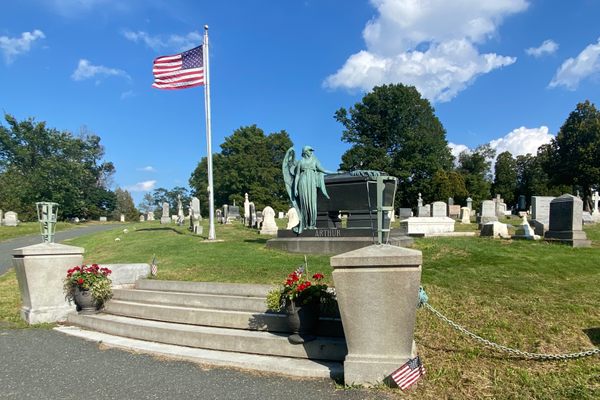 The grave site of President Chester A. Arthur