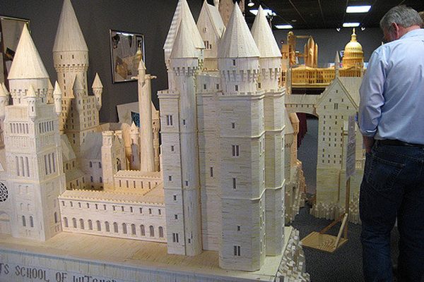 A model of Hogwarts School of Witchcraft and Wizardry