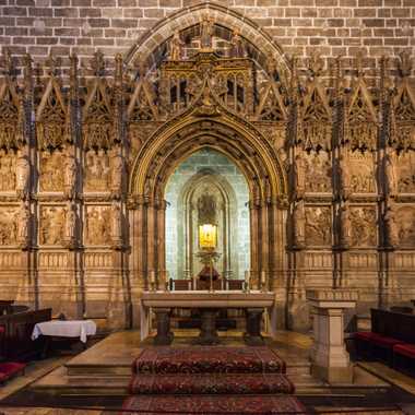 Chapel of the Holy Chalice at Valencia Cathedral in Valencia, Spain.