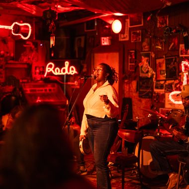 Edna Nicole & Delta Ave command the room at Red’s in Clarksdale, Mississippi.