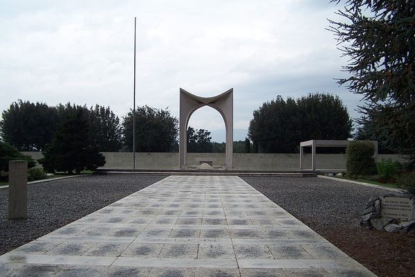 Monument at Brazilian Cemetery of Pistoia