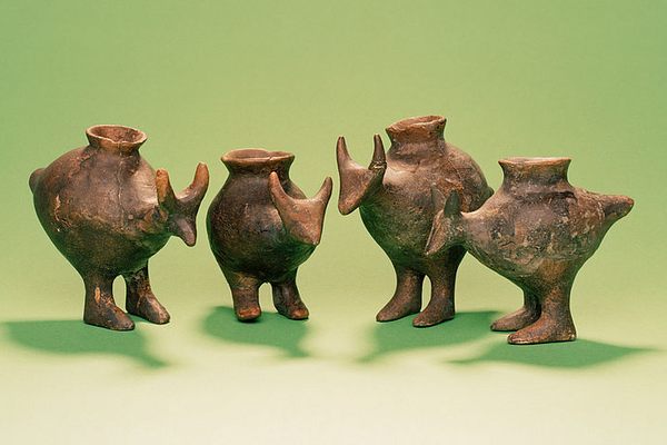 Archaeologists found these Late Bronze Age feeding vessels in Vösendorf, Austria.