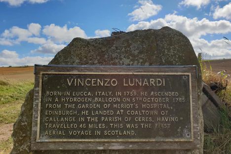 Vincenzo Lunardi Commemorative Plaque