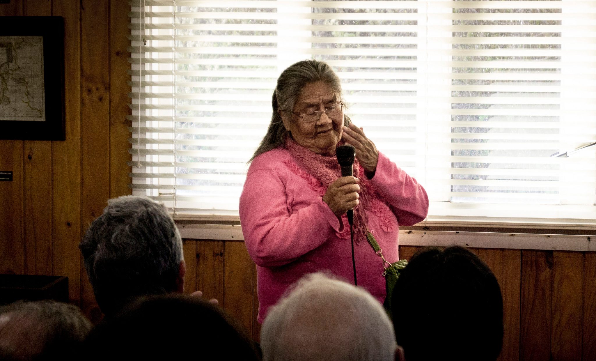 Cristina Calderón, the only living fluent speaker of the Yaghan language.
