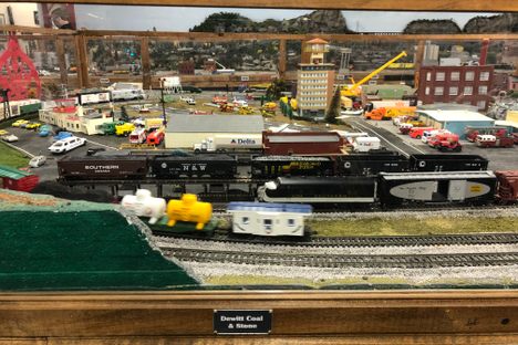 Fun view of trains 