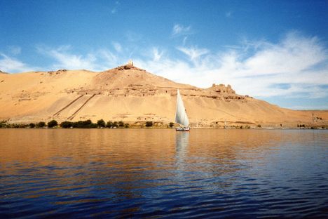 The view from the Nile.