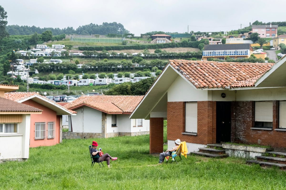 The "vacation city" was built in the 1950s by the Francoist regime to give the country's workers a subsidized holiday.