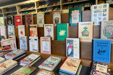 Morris Press is a factory, store, and showcase of the American community cookbook. 