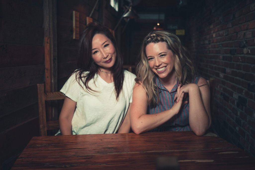 Katherine Spiers with Dan Sung Sa owner Carol Cho.