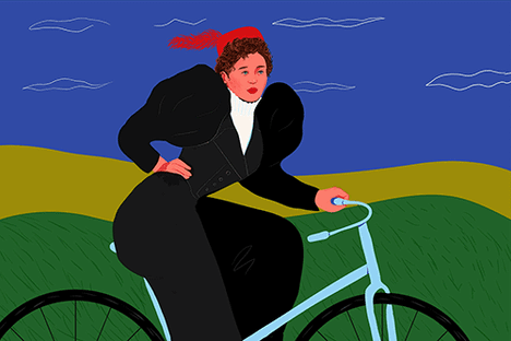 As she rode around the globe, Annie Londonderry encountered many dangers, from a drove of pigs to a war in Asia.