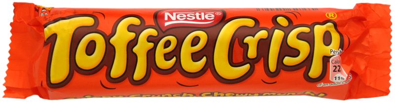 The British Toffee Crisp bar 