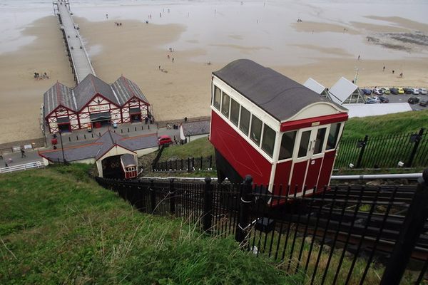Saltburn Cliff Lift and Pier