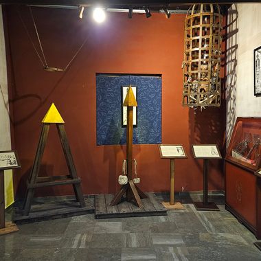 One of the rooms in the Museo de la Inquisición.