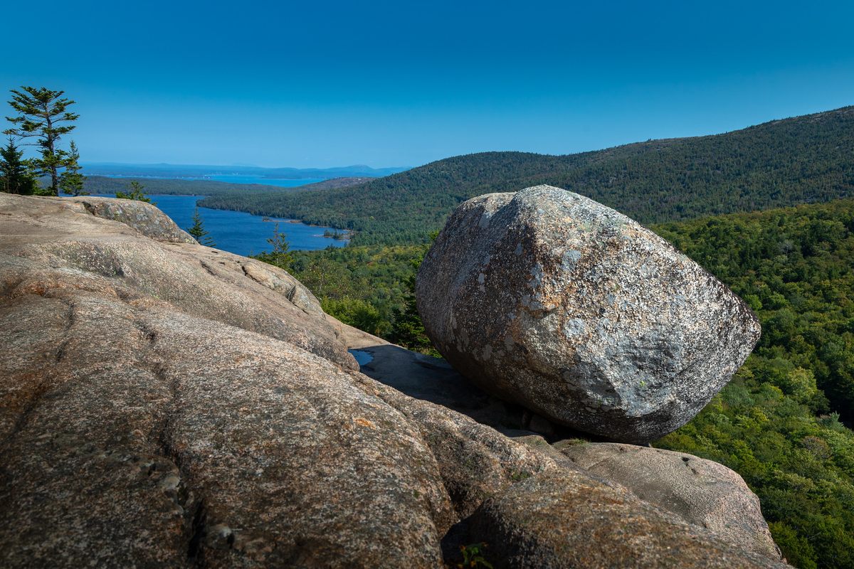 Bubble Rock, a PBR in Acadia National Park, Maine.