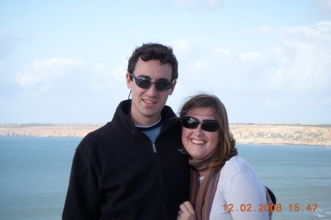 Me and my husband on the shores of Agadir