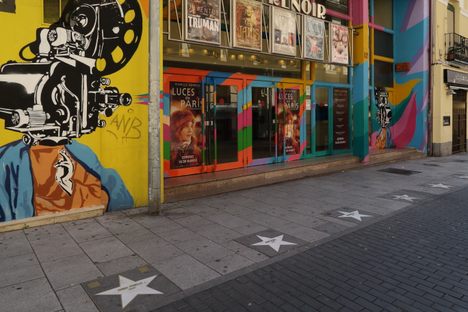 Stars in front of the Renoir Cinema
