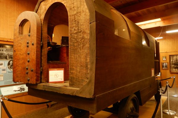 Made from a Redwood Trunk