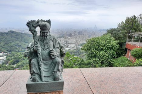 A view from the temple. 