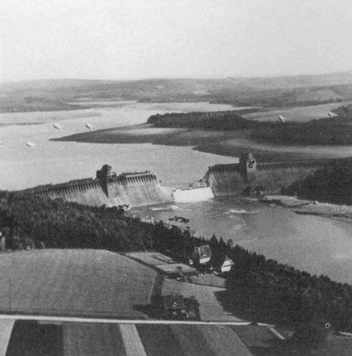 The Möhne Dam, breached.
