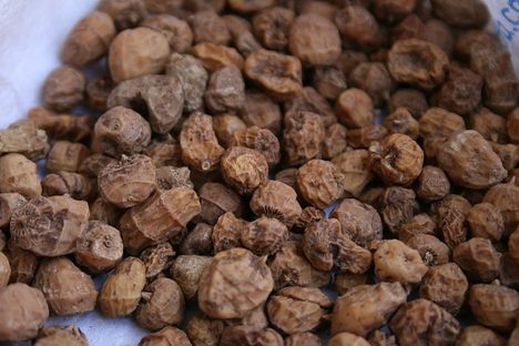 A pile of tigernuts. 