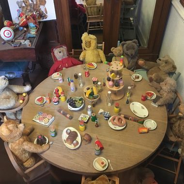 Happy times at the Teddy Bear table