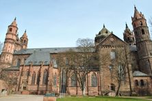 The cathedral is 110 meters (about 360 feet) from end to end.