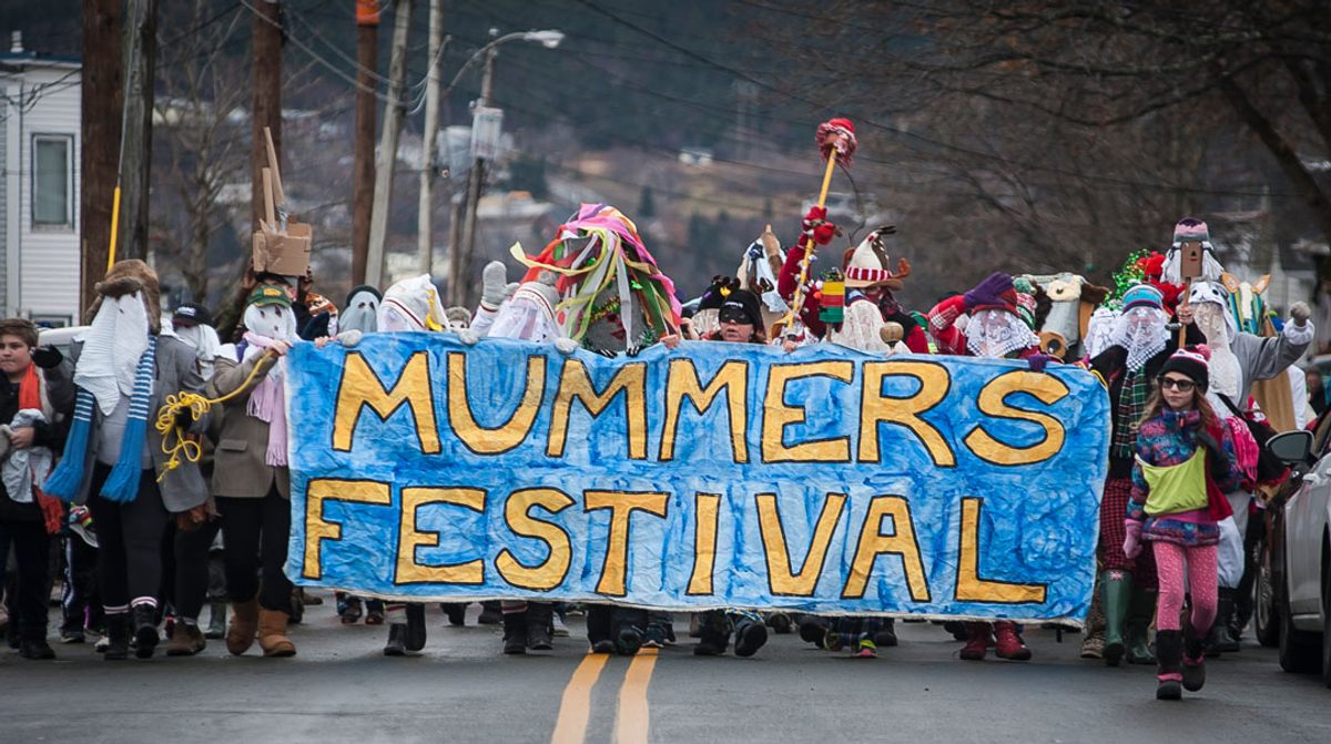 Hundreds of people march in the parade each year.