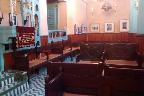 The Ibn Danan Synagogue in Fez, Morocco
