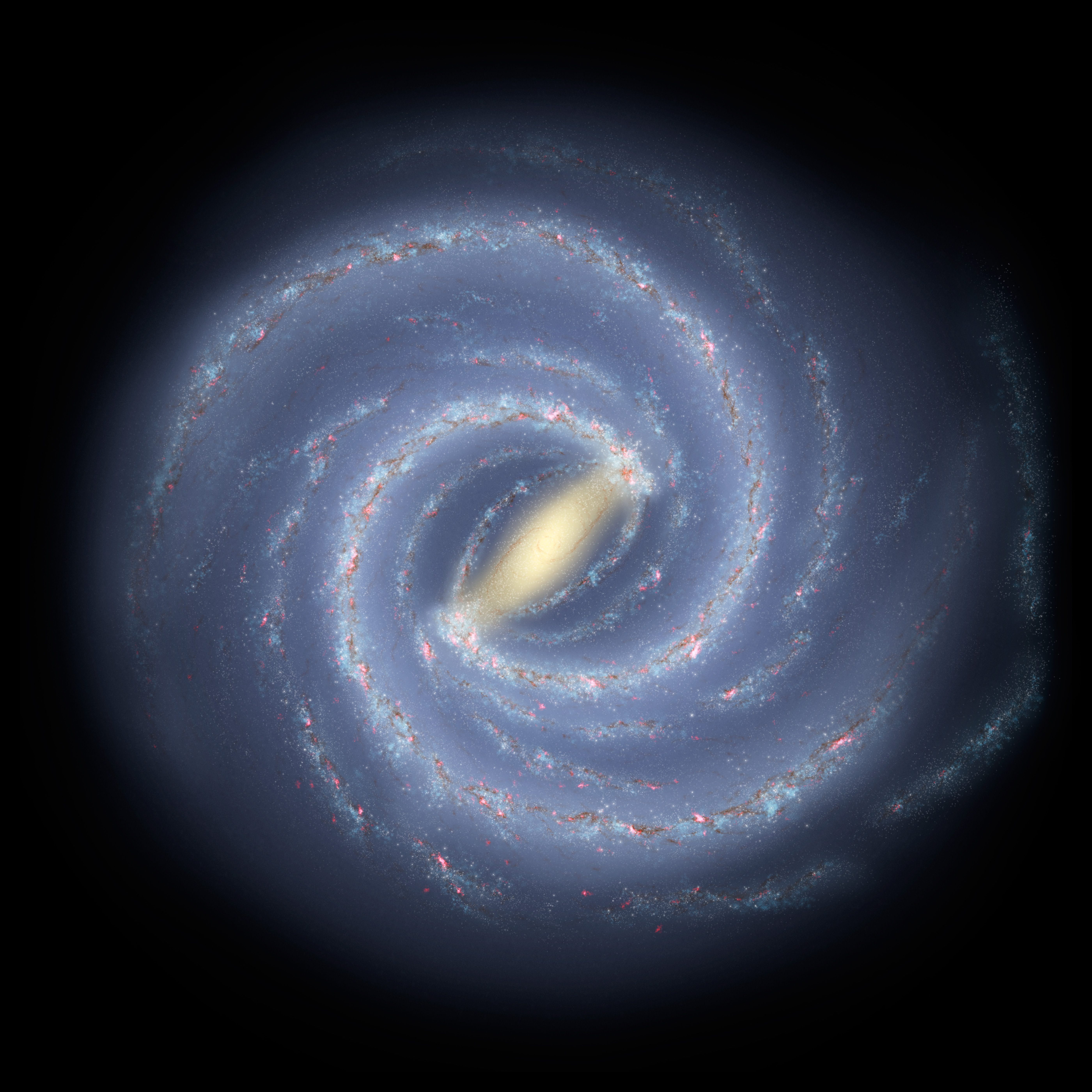 Artist's impression of the Milky Way.