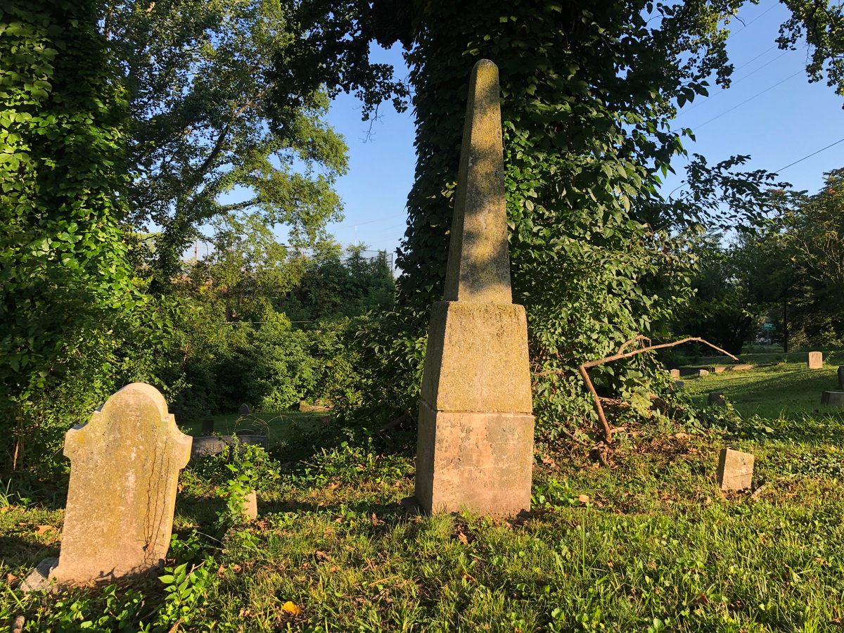 Headstones at Freedmen’s Mission Historic Cemetery in Knoxville.