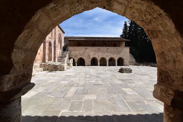 The holy monastery of Daphni, Chaidari.