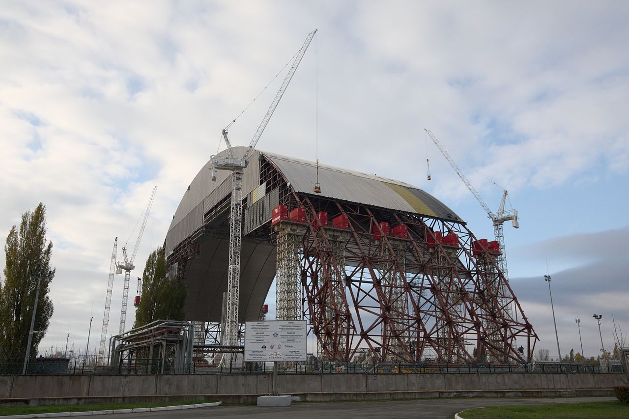 The dome under construction in 2013.