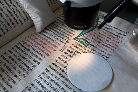 Medieval manuscripts were illuminated with folium, and one bore the instructions for recreating the ink.