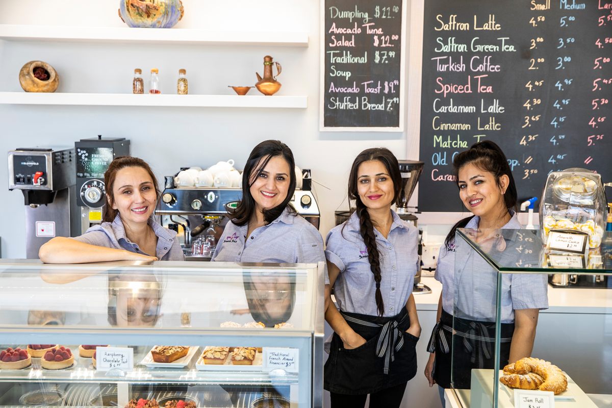 Bahar Shams Amir, Khatereh Shams, Narges Shams, and Homeyra Shams are sisters who came to Boise as refugees from Afghanistan in 2003. They opened the Sunshine Spice Cafe in 2019.