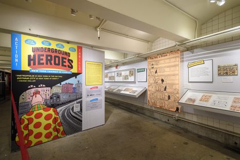 The entrance to the underground exhibit. 