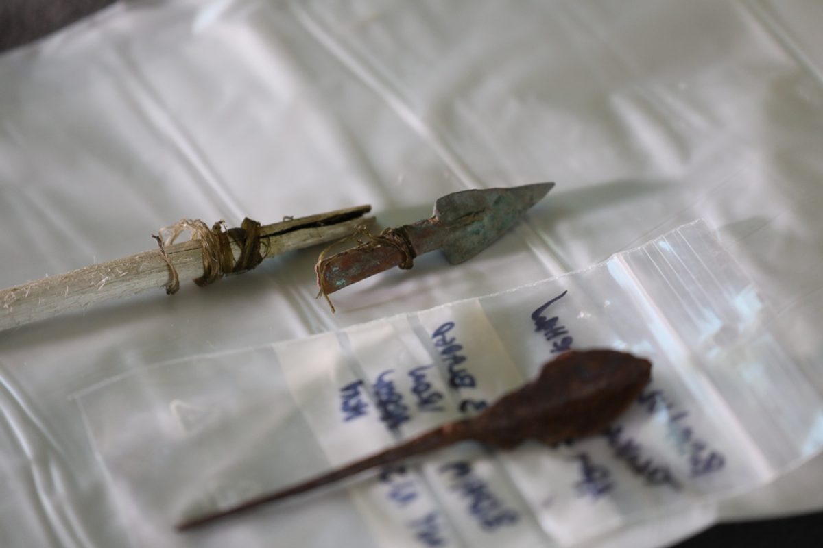 Ice patches in western Mongolia preserved a nearly intact arrow from the region’s Bronze Age past—along with sinew lashing and red pigmentation that reveal previously unknown details about the region’s early occupants.