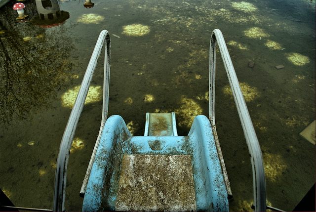 Denmark abandoned water slide