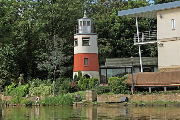 The Monton Lighthouse in 2014.