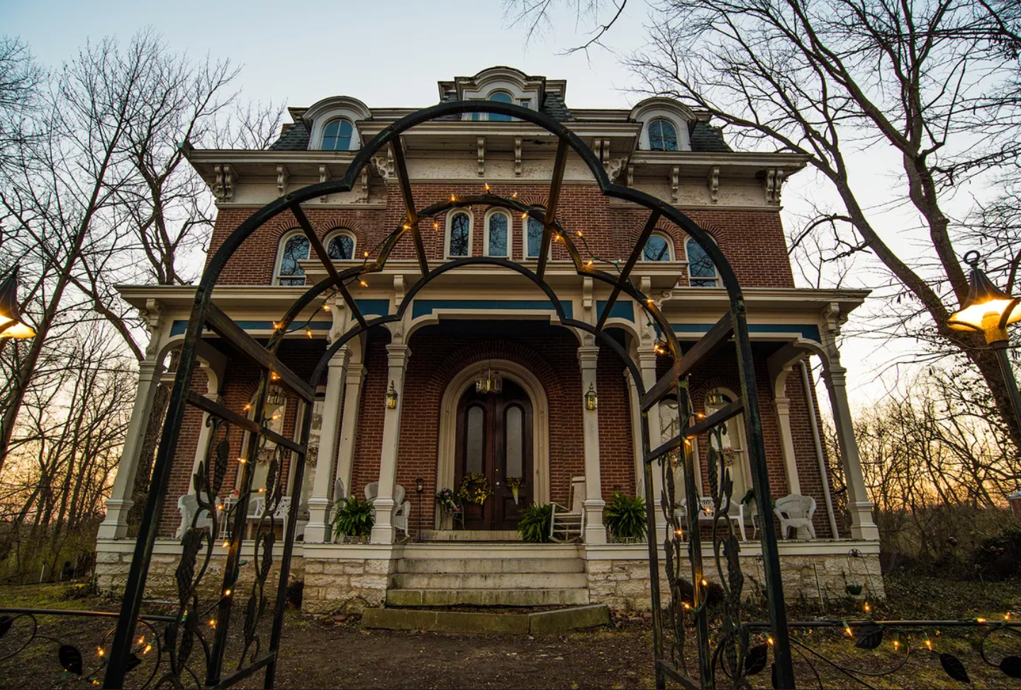 The mansion has been featured on TV shows like “Ghost Adventures.”