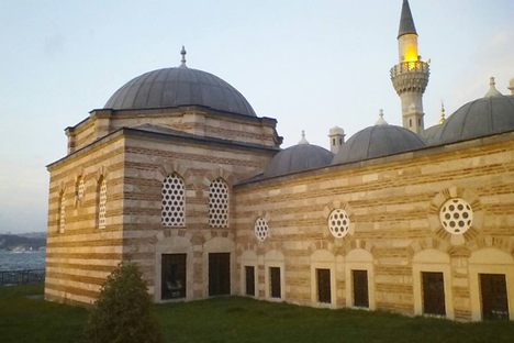 Another view of the mosque, which looks over the Black Sea. 