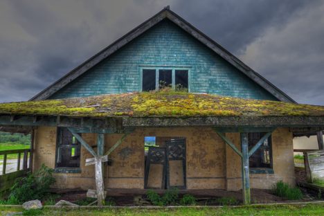 Cow Barn At Northern State Hospital Farm.