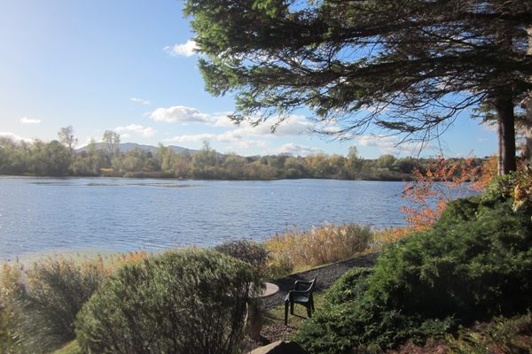 View from Dr Neil’s Garden over the loch.