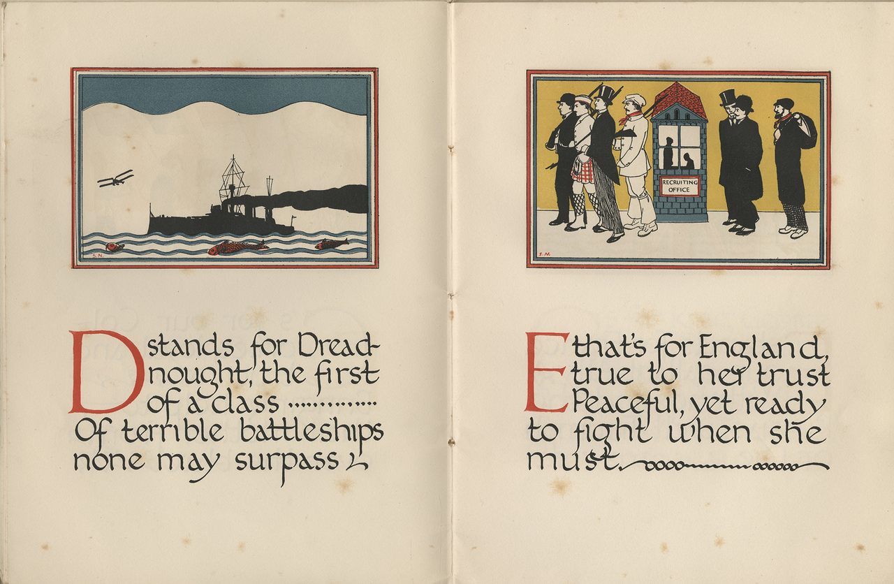 From <em>The Child's ABC of War</em>, 1914. 