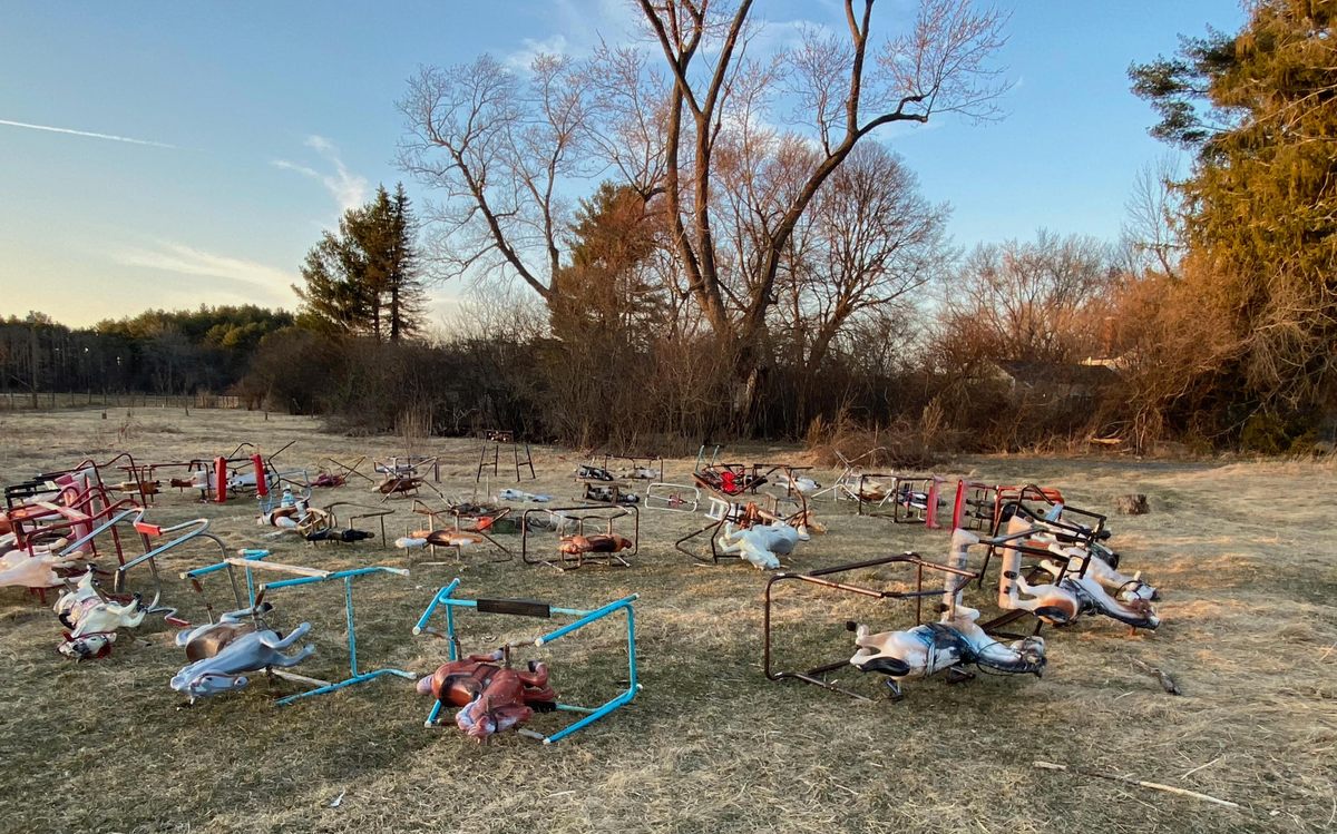 Early in the pandemic, there was a day when all the ponies were toppled on their sides.