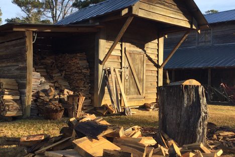 You can’t have a working farm without chopping some wood.