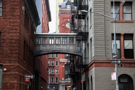 The Staple Street Skybridge in Tribeca.