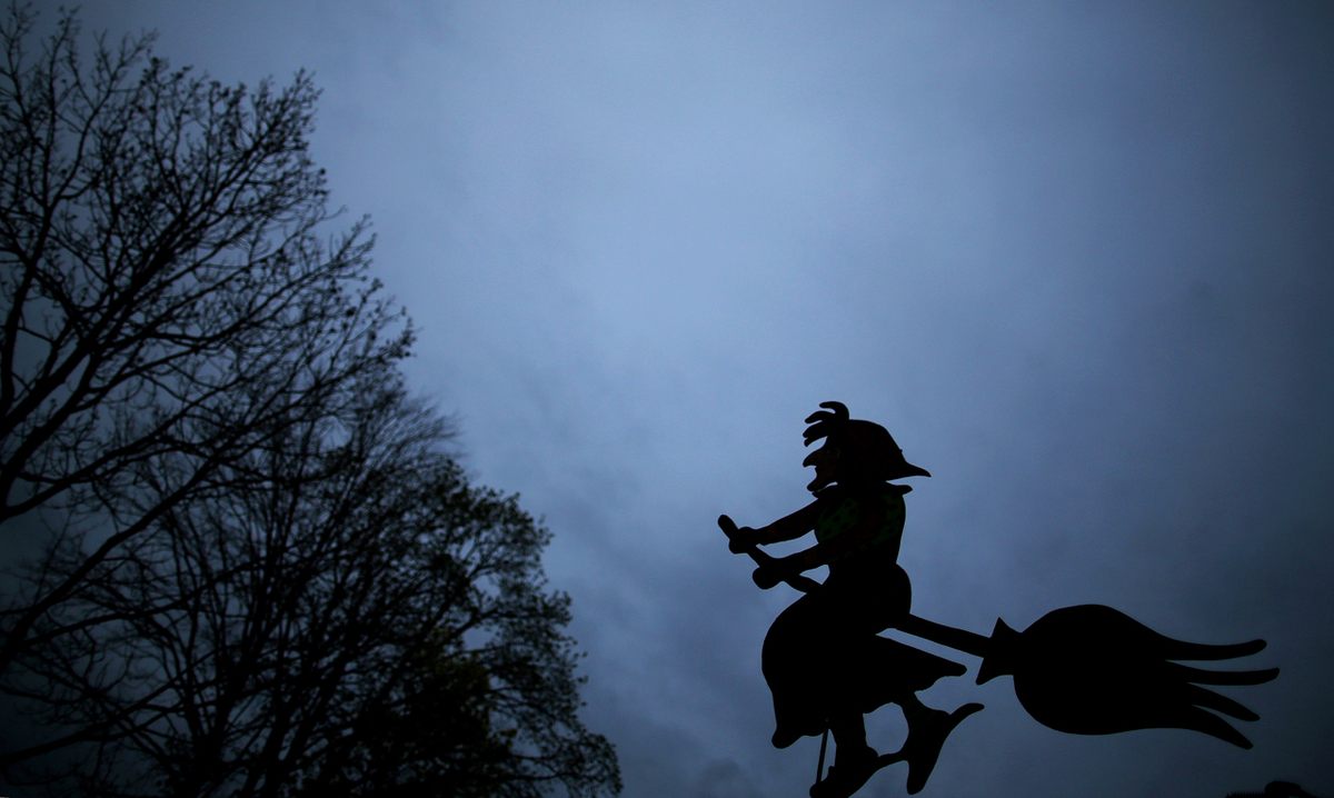 The iconography of witches in the Harz highlands is ubiquitous and has subsumed the history of witch hunts in Germany.