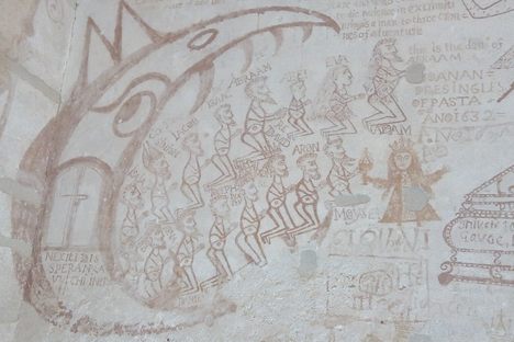Palazzo Chiaramonte graffiti.