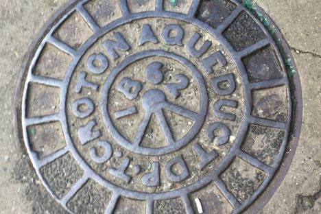 Croton Aqueduct 1862 Manhole Cover on W 40th Street and 8th Ave